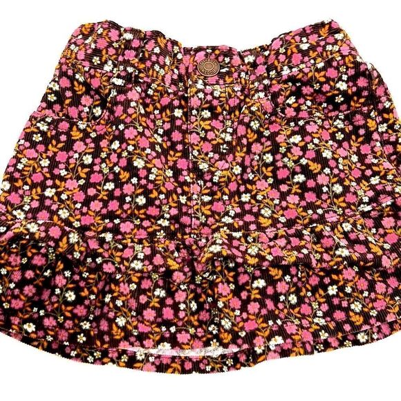 OshKosh Corduroy Floral Skirt - Picture 2 of 6